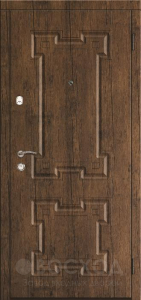 Фото стальная дверь Дверь в дом из бруса №8 с отделкой МДФ ПВХ
