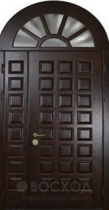 Фото стальная дверь Арочная дверь №16 с отделкой МДФ ПВХ