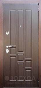 Фото стальная дверь Утеплённая дверь №16 с отделкой Порошковое напыление