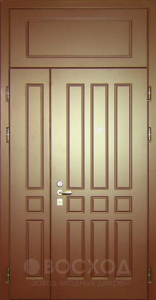 Фото стальная дверь Дверь со вставкой №15 с отделкой Винилискожа