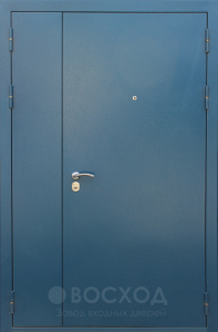 Фото стальная дверь Двухстворчатая дверь №12 с отделкой МДФ ПВХ