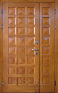Фото стальная дверь Двухстворчатая дверь №4 с отделкой МДФ ПВХ