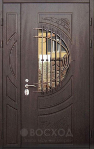 Фото стальная дверь Парадная дверь №108 с отделкой МДФ ПВХ