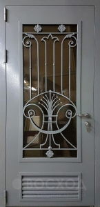 Фото  Стальная дверь Дверь в котельную №24 с отделкой МДФ ПВХ