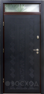 Фото стальная дверь Дверь со вставкой №1 с отделкой МДФ ПВХ