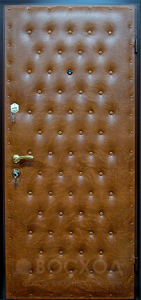 Фото стальная дверь Дверь эконом №3 с отделкой Винилискожа