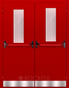 Фото стальная дверь Противопожарная дверь №32 с отделкой Нитроэмаль