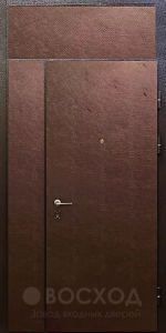 Фото стальная дверь Дверь со вставкой №26 с отделкой Ламинат
