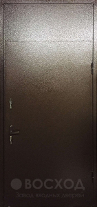 Фото стальная дверь Дверь со вставкой №19 с отделкой Порошковое напыление