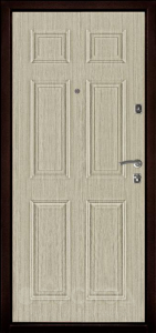 Фото  Стальная дверь Дверь для застройщика №24 с отделкой МДФ ПВХ
