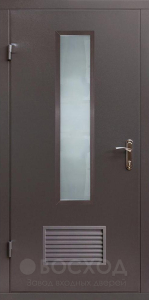 Фото  Стальная дверь Дверь в котельную №19 с отделкой МДФ ПВХ