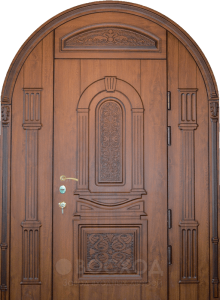 Фото стальная дверь Арочная дверь №8 с отделкой МДФ ПВХ