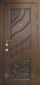 Фото стальная дверь Утеплённая дверь №13 с отделкой Порошковое напыление