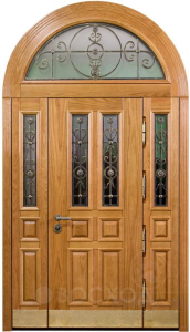 Фото стальная дверь Арочная дверь №4 с отделкой МДФ ПВХ