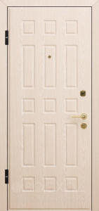 Фото  Стальная дверь МДФ №325 с отделкой Ламинат