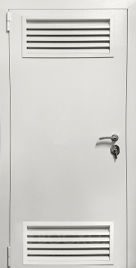 Фото  Стальная дверь Дверь в котельную №35 с отделкой Нитроэмаль