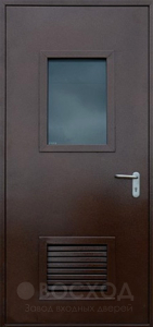 Фото  Стальная дверь Дверь в котельную №30 с отделкой Нитроэмаль