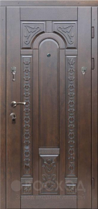 Фото стальная дверь МДФ №106 с отделкой Порошковое напыление