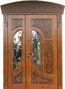 Фото стальная дверь Парадная дверь №85 с отделкой МДФ ПВХ