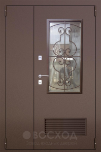 Фото стальная дверь Дверь в котельную №1 с отделкой Ламинат