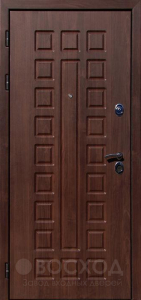 Фото  Стальная дверь Дверь в дом из бруса №16 с отделкой МДФ ПВХ