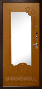 Фото  Стальная дверь Дверь с зеркалом и шумоизоляцией №14 с отделкой МДФ ПВХ