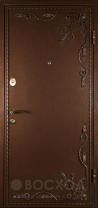 Фото стальная дверь Дверь для дачи №5 с отделкой Ламинат