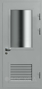 Фото стальная дверь Дверь в котельную №28 с отделкой Нитроэмаль