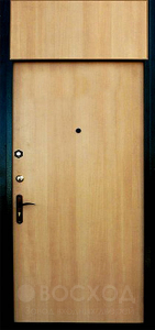 Фото стальная дверь Дверь со вставкой №27 с отделкой Винилискожа