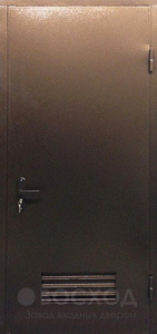 Фото стальная дверь Дверь в котельную №13 с отделкой МДФ ПВХ