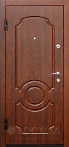 Фото  Стальная дверь Дверь в дом из бруса №15 с отделкой МДФ ПВХ