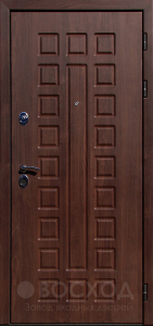 Фото стальная дверь Утеплённая дверь №20 с отделкой Порошковое напыление