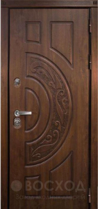 Фото стальная дверь Трёхконтурная дверь с зеркалом №12 с отделкой МДФ ПВХ