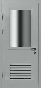 Фото  Стальная дверь Дверь в котельную №28 с отделкой Нитроэмаль