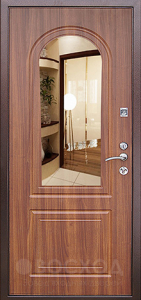 Фото  Стальная дверь Дверь с зеркалом и шумоизоляцией №15 с отделкой МДФ ПВХ