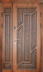 Фото стальная дверь Парадная дверь №95 с отделкой МДФ ПВХ