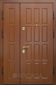 Фото стальная дверь Двухстворчатая дверь №9 с отделкой Порошковое напыление