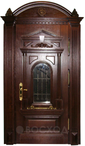 Фото стальная дверь Арочная дверь №14 с отделкой МДФ ПВХ