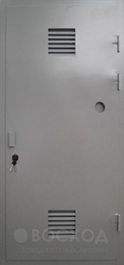 Фото стальная дверь Дверь в котельную №8 с отделкой МДФ ПВХ