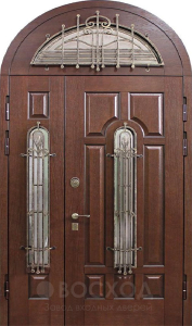 Фото стальная дверь Арочная дверь №2 с отделкой МДФ ПВХ