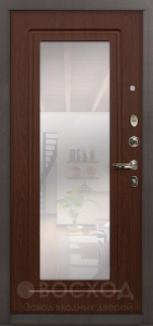 Фото  Стальная дверь Дверь с зеркалом и шумоизоляцией №19 с отделкой МДФ ПВХ