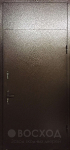 Фото стальная дверь Дверь с фрамугой №1 с отделкой Винилискожа