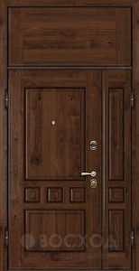 Фото стальная дверь Дверь со вставкой №2 с отделкой Порошковое напыление