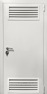 Фото стальная дверь Дверь в котельную №35 с отделкой Нитроэмаль