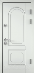 Фото стальная дверь Утеплённая дверь №23 с отделкой Порошковое напыление