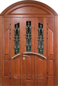 Фото стальная дверь Арочная дверь №7 с отделкой МДФ ПВХ