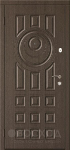 Фото  Стальная дверь Дверь в дом из бруса №13 с отделкой МДФ ПВХ