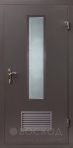 Фото стальная дверь Дверь в котельную №19 с отделкой Порошковое напыление