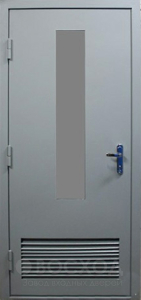 Фото  Стальная дверь Дверь в котельную №29 с отделкой Нитроэмаль