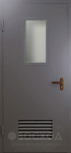 Фото  Стальная дверь Дверь в котельную №26 с отделкой Нитроэмаль